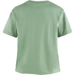 Fjällräven Fjällblomster Logo Green dámske tričko