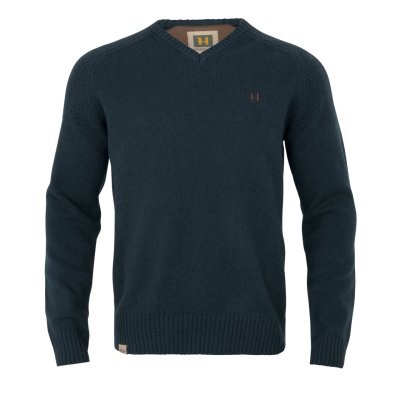 Härkila Vincent Merino V-neck Navy pulóver