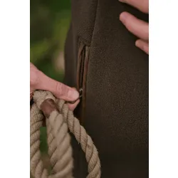 Härkila Sandhem Brown Sherpa fleece dámska bunda
