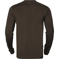 Härkila Base All Season L/S Brown tričko