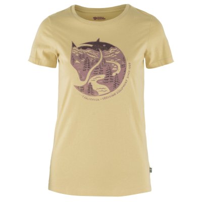 Fjällräven Arctic Fox Mais Yellow dámske tričko veľ:XS