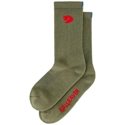 Fjällräven Wool Green ponožky