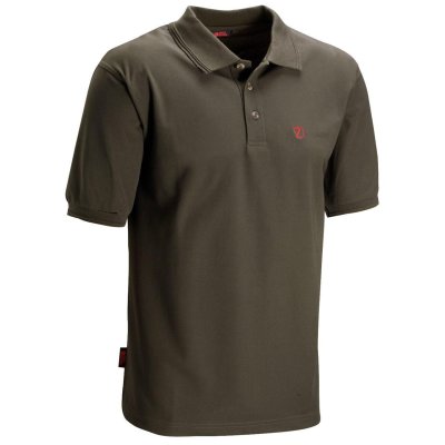 VÝPREDAJ Fjällräven Crowley Piqué Dark Olive polokošeľa, veľ: L