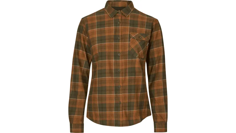 Seeland Skye Flannel Brown dámska košeľa